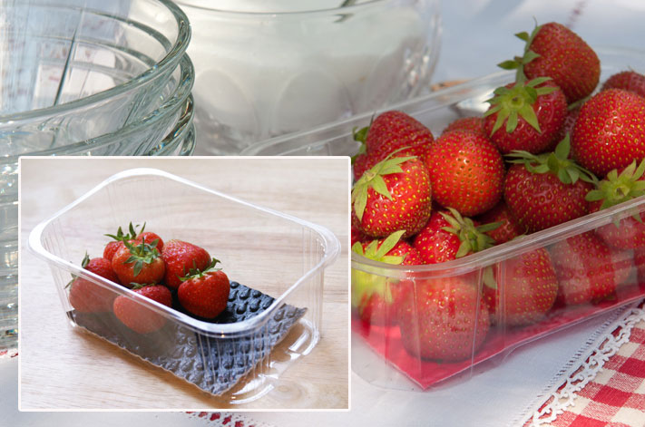 Absorbent cushion pads for soft fruit
